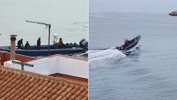 Unos narcos desafían proa con proa a la Guardia Civil tras tener que abortar un alijo en San Roque