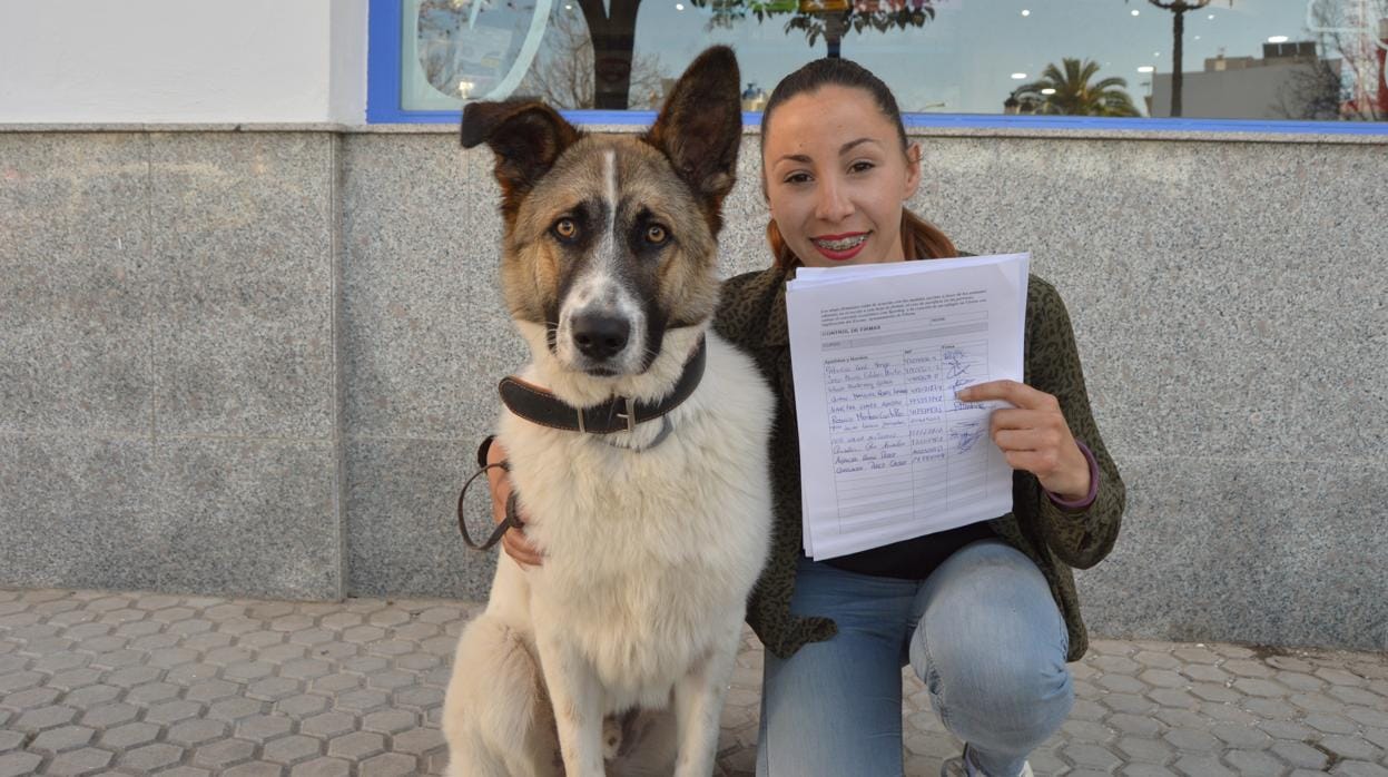 Dolores García es la que ha impulsado esta iniciativa para construir un refugio para animales abandonados