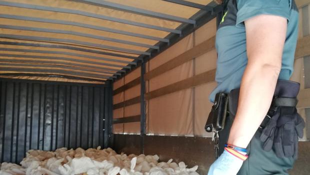 Incautados 3.000 kilos de hachís cuando eran trasladados de una &#039;guardería&#039; de Chiclana