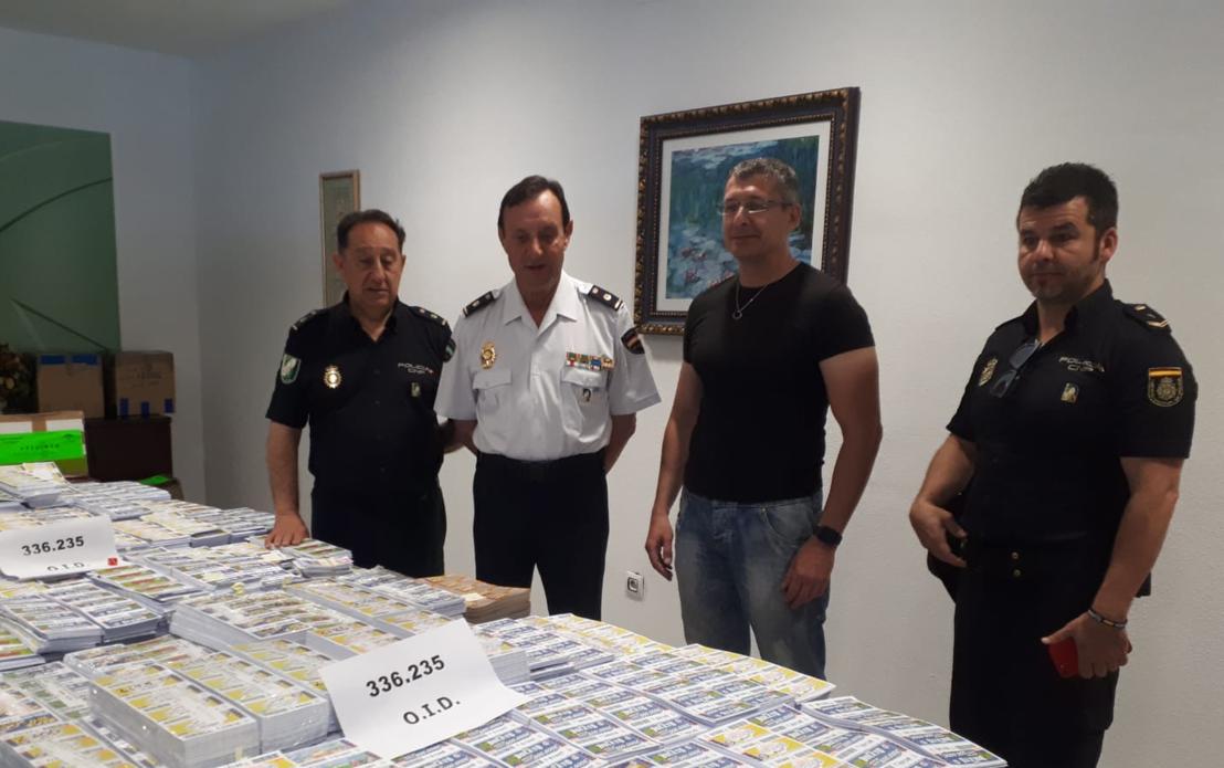 La Junta se incauta en Cádiz de unos 336.000 cupones de lotería ilegal