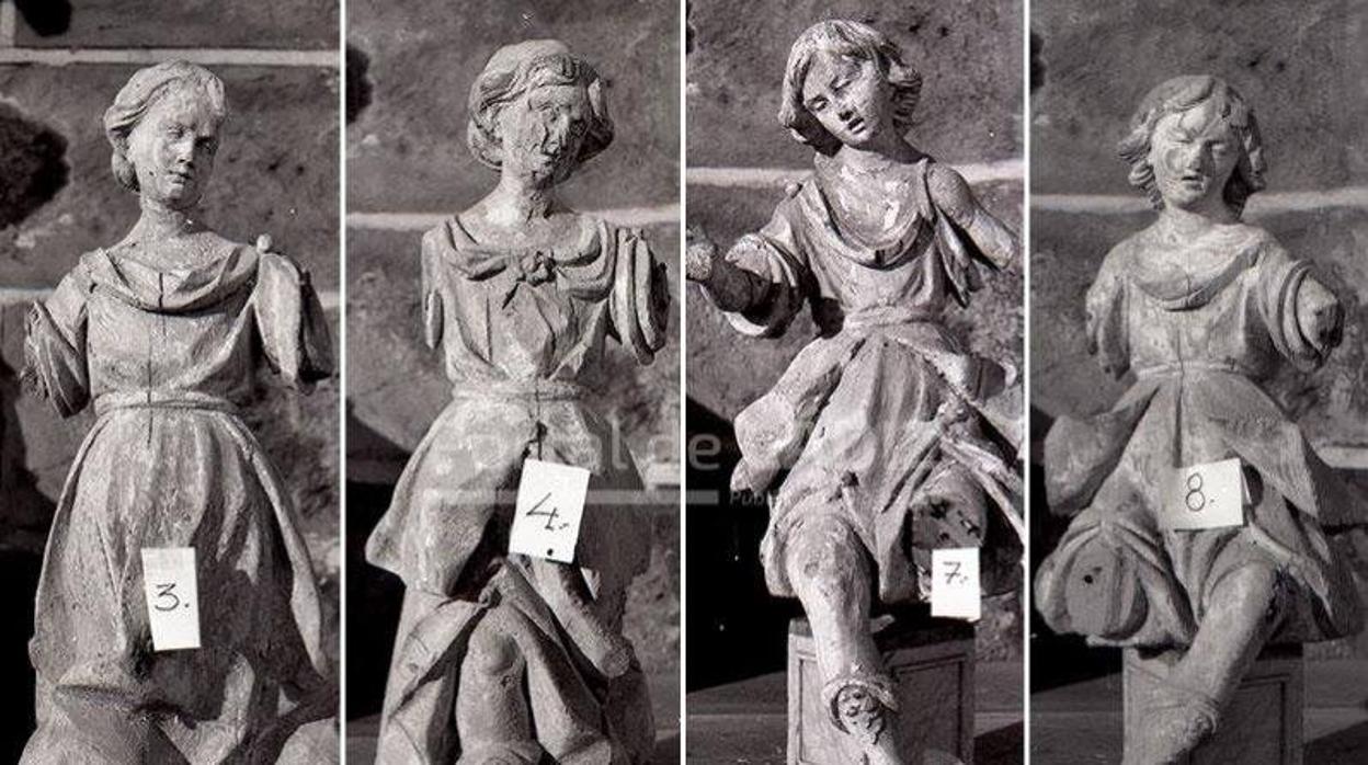 Las estatuas desaparecidas de la Catedral de Cádiz.