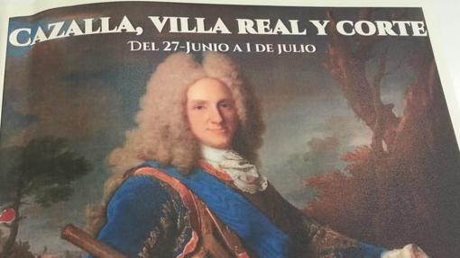 Cartel anunciador de Cazalla, Villa Real y Corte