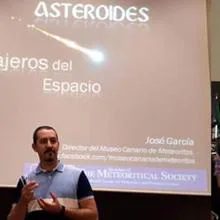 José García, director del Museo Canario de Meteoritos y Laboratorio de Petrografía de Meteoritos