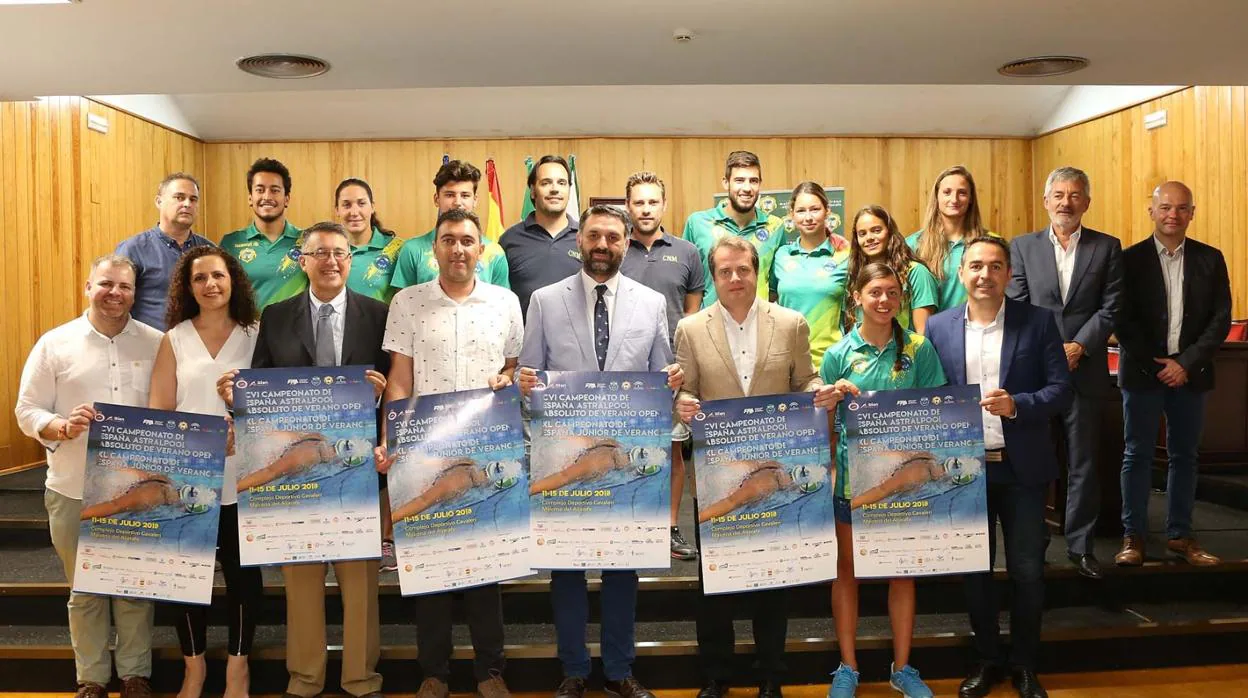 Presentación del Campeonato de España de Natación reunirá en Mairena a unos 750 nadadores de más de 200 clubes