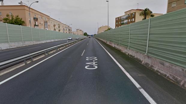 Accidente de tráfico con heridos en la autovía Cádiz-San Fernando