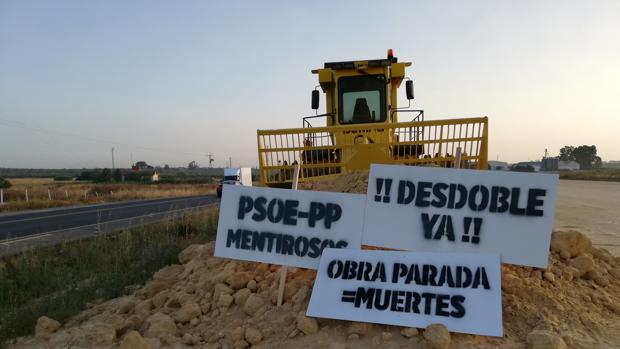 El alcalde anuncia «acciones contundentes» ante la paralización de las obras del desdoble de la N-IV