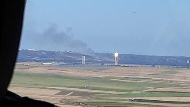 Extinguido el incendio forestal de Sanlúcar la Mayor