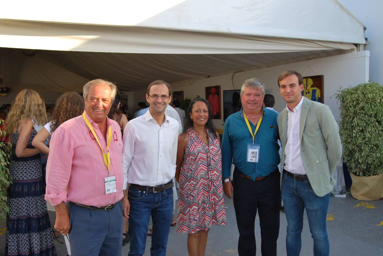 Rafael Hidalgo, Víctor Mora, Teresa Rúa, Eduardo Rodríguez y Daniel Moreno. 