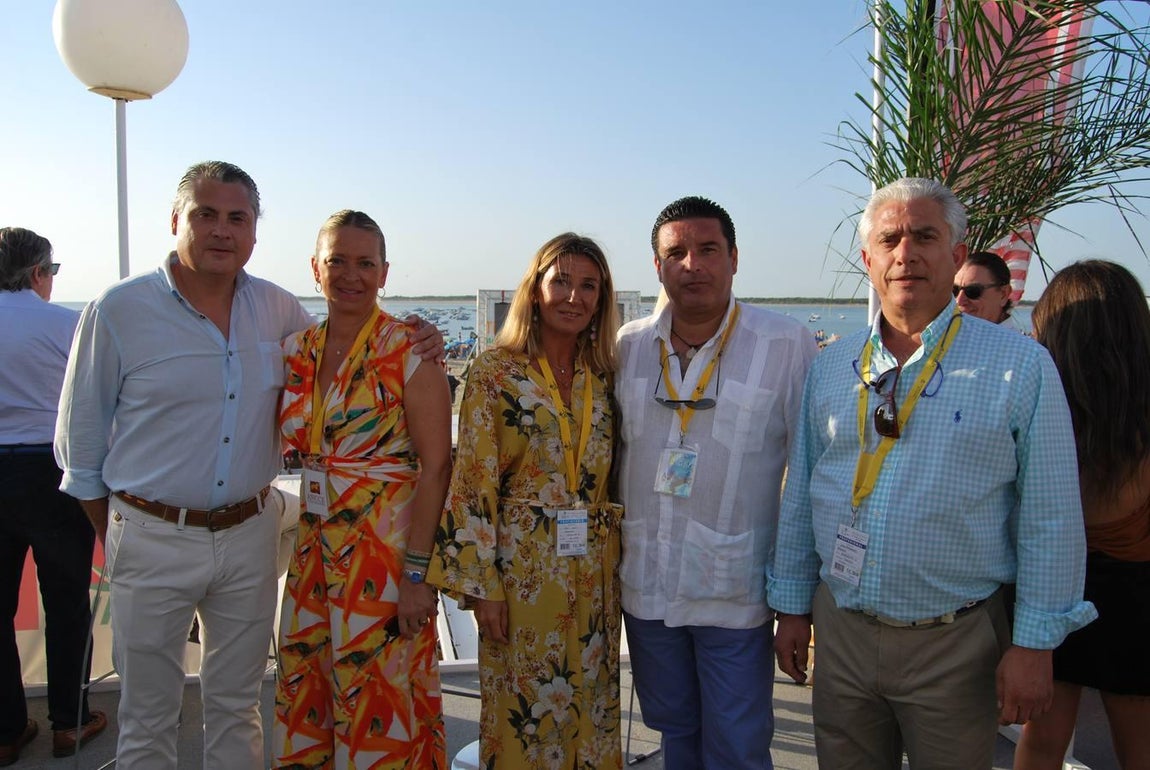 Juan de Dios Sánchez, Valme Rodríguez, Rocío Gómez, Juan Espina y Juan Fernando Rosado. 