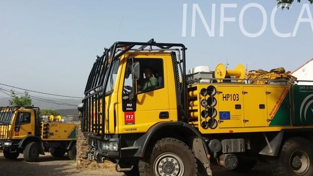 Segundo incendio forestal del verano en el paraje de El Palancar, en Tarifa