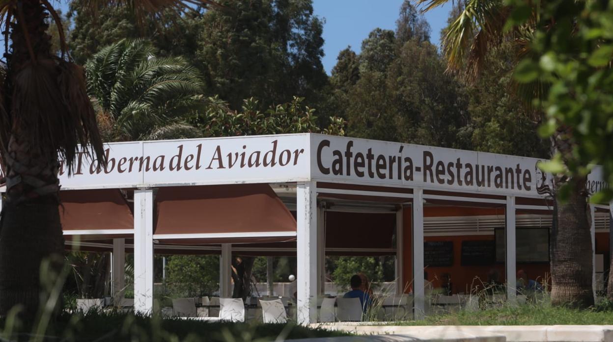 El quiosco de hostelería situado en la Plaza Campo de la Aviación de Loreto