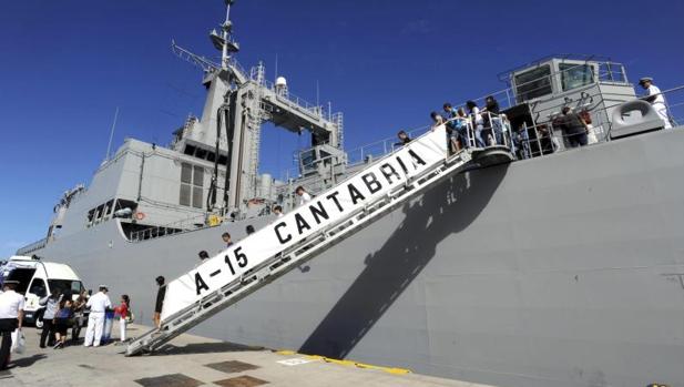 El buque de la Armada 'Cantabria', de escala en Cádiz del 21 al 23 de septiembre