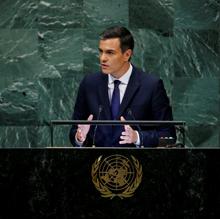 Sánchez habla en la ONU de una «nueva relación» entre la UE y Gibraltar