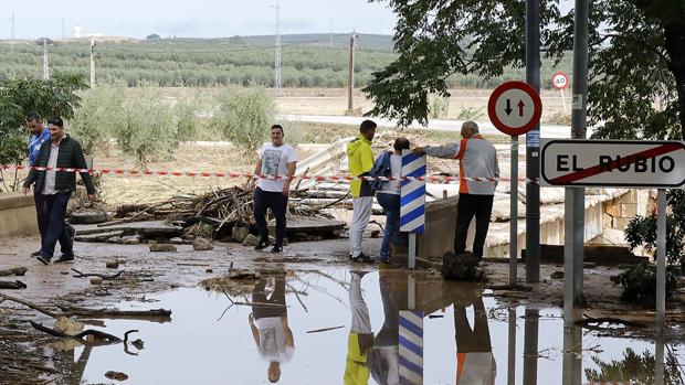 La Diputación de Sevilla reconstruirá los dos puentes afectados por el temporal de El Rubio con Estepa y Marinaleda