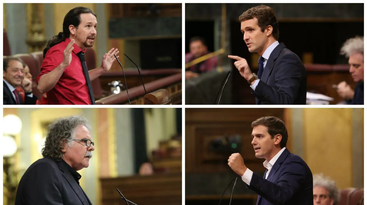 Iglesias, Casado, Tardá y Rivera se han pronunciado sobre la crisis de las corbetas.