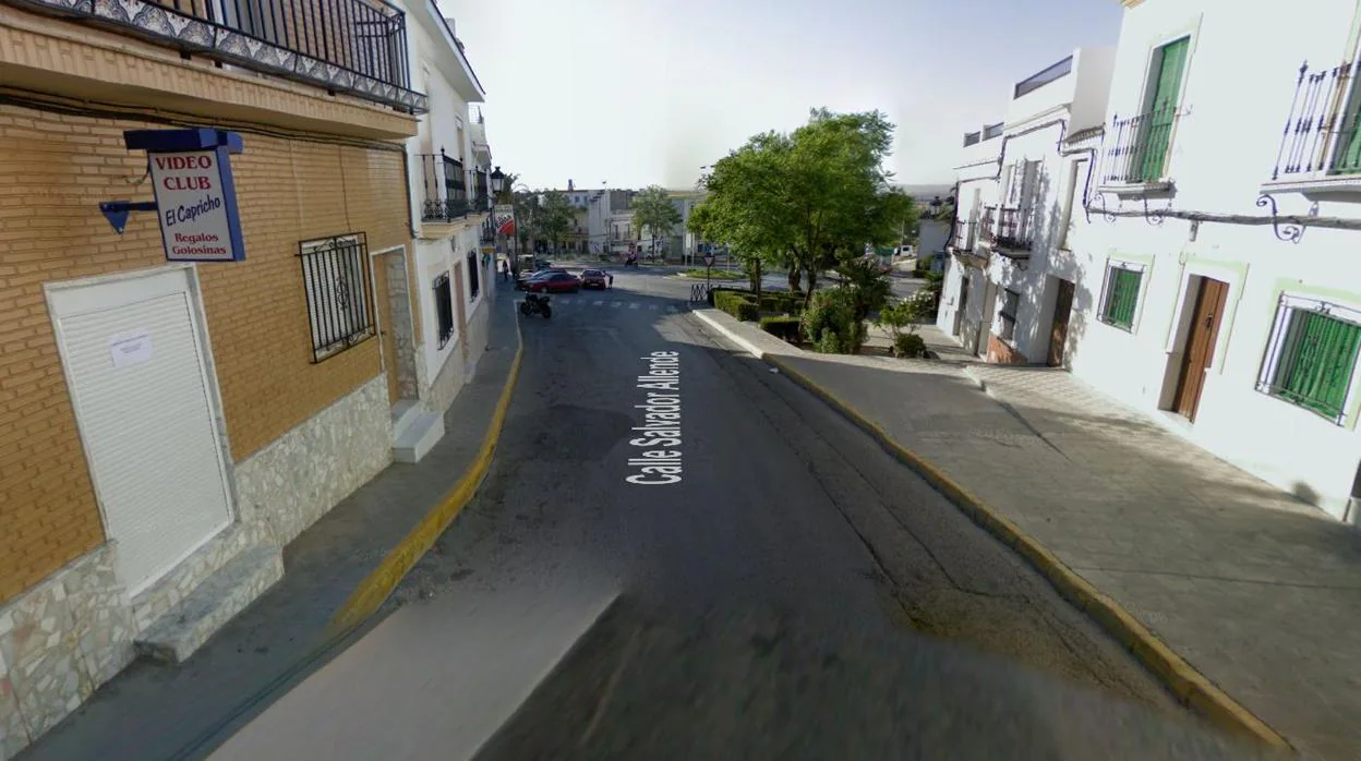 Calle donde ha sido vendido el boleto de la Bonoloto en Las Cabezas de San Juan