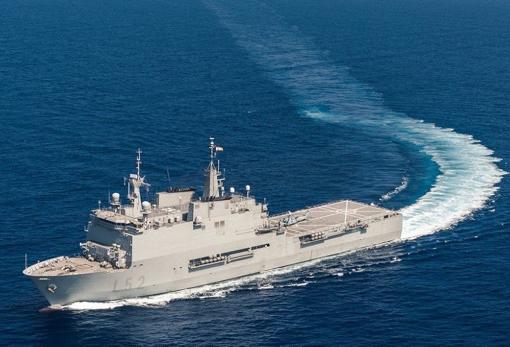 El buque 'Castilla' mandará la Fuerza de 'Atalanta' hasta diciembre.