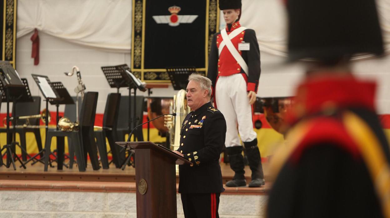 El Subdelegado de Defensa en Cádiz, el Coronel de Infantería de Marina, Joaquín Tomás González Fernández, presidió el acto.