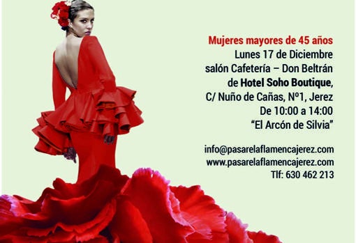 Se buscan modelos para la Pasarela Flamenca Tío Pepe de Jerez