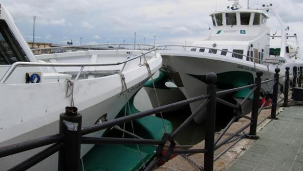 Restablecido el catamarán entre Cádiz y El Puerto y sigue suspendido el que enlaza la capital con Rota