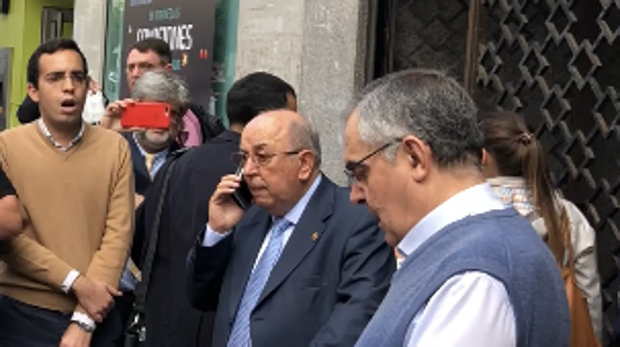 Martín José García y Pascual Saturio el día de la vista oral