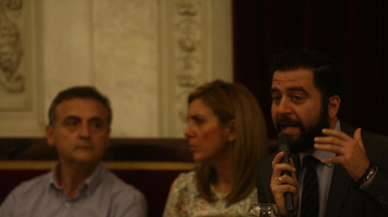 El portavoz del PSOE en el Ayuntamiento, Fran González.