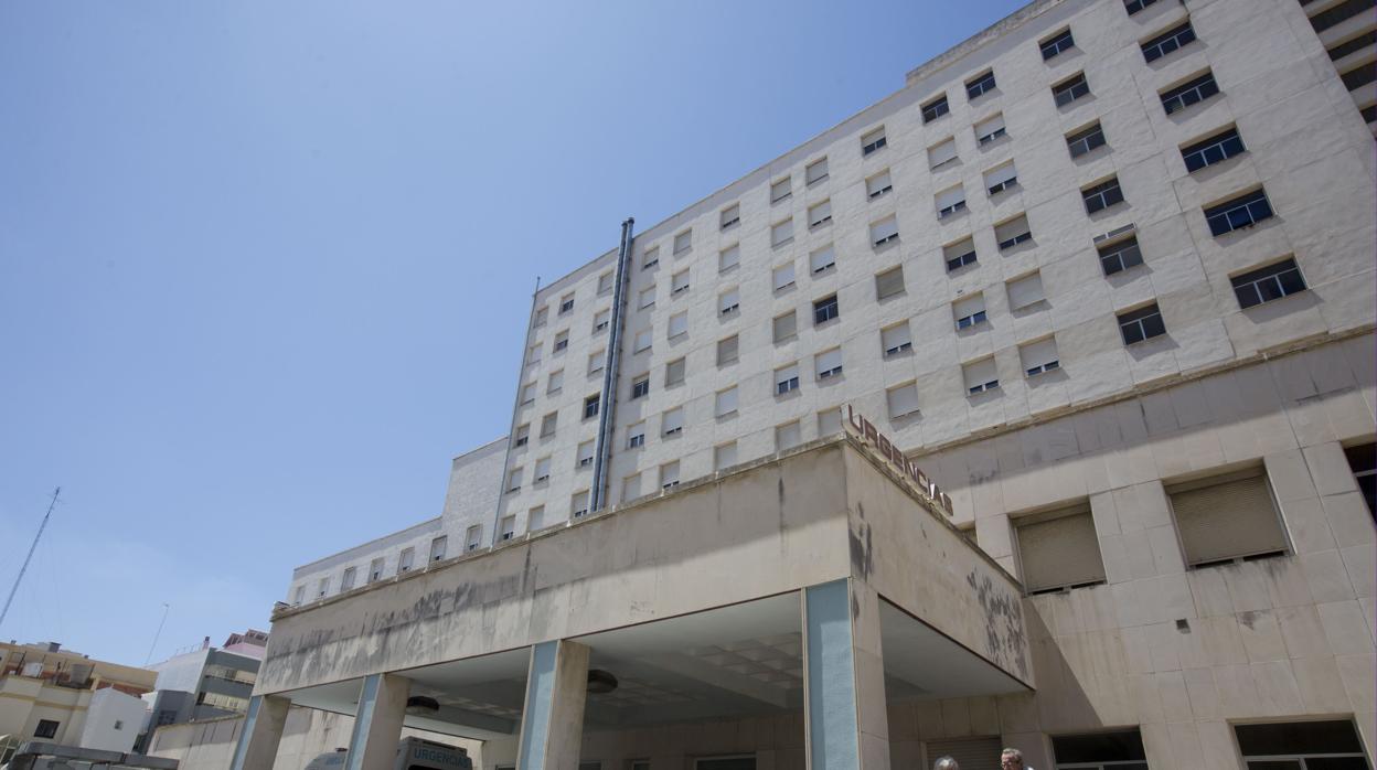 Hospital Puerta del Mar de Cádiz.