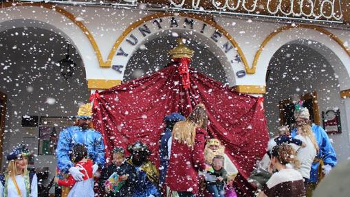 Recogida de cartas de los Reyes Magos en Coria del Río