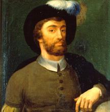 Retrato de Juan Sebastián de Elcano.