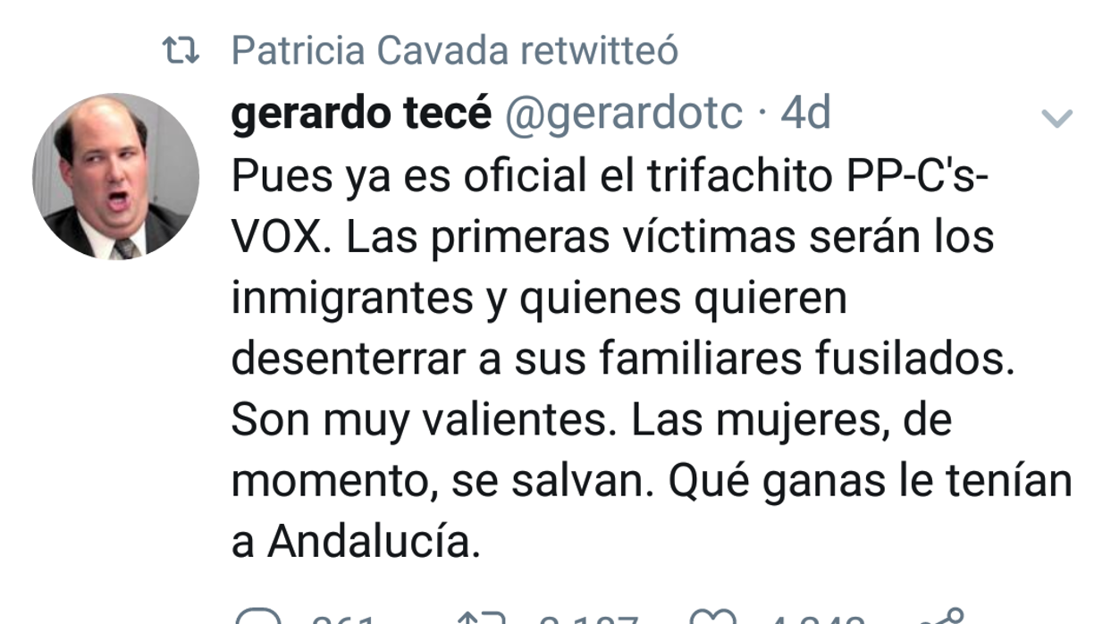 El tuit al que hace mención el Partido Popular.