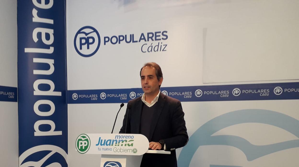 Antonio Saldaña es el secretario del PP en la provincia de Cádiz.