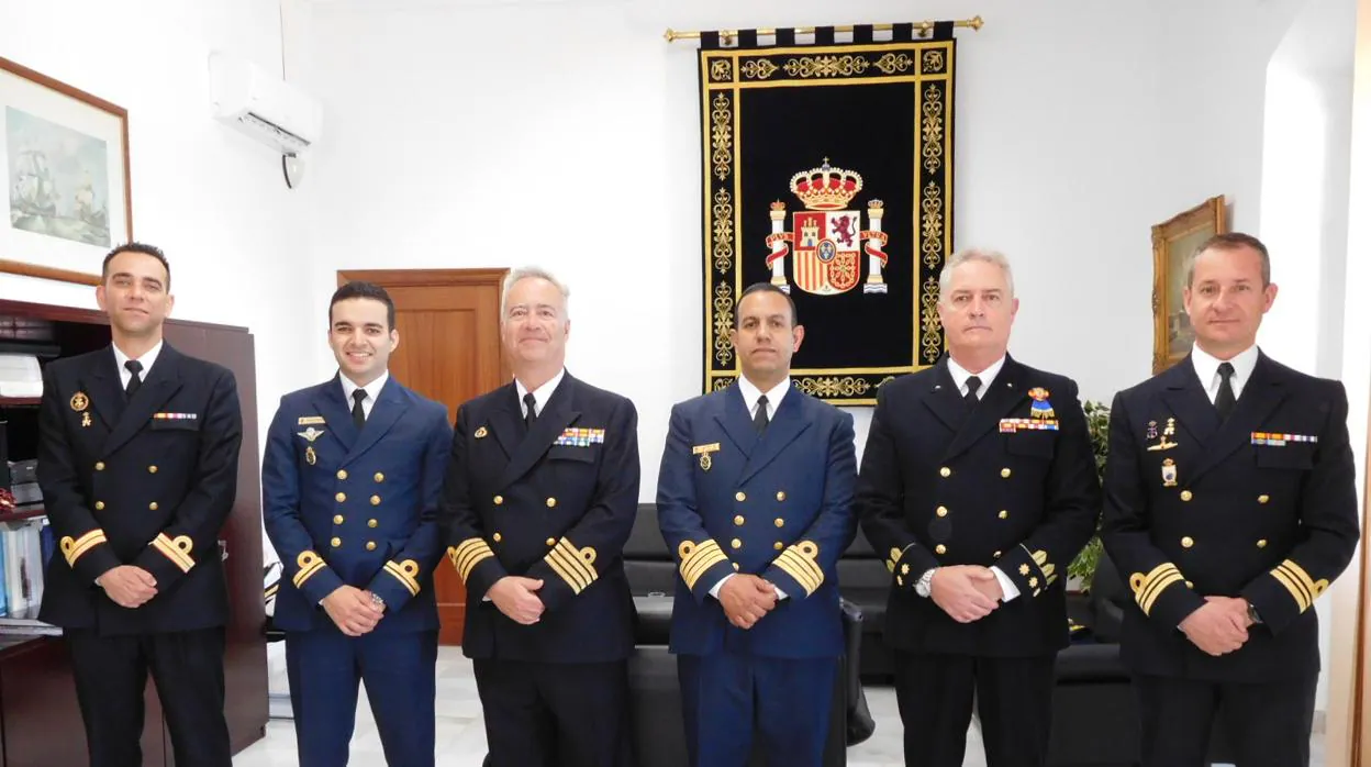 El Subdelegado de Defensa en Cádiz recibe al Comandante de la fragata &#039;Sultan Moulay Ismail&#039;