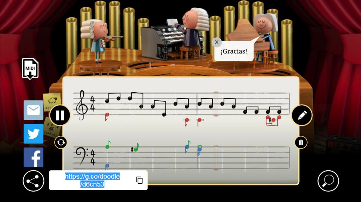 Google homenajea a Johann Sebastian Bach, el compositor que cautivó al mundo con un doodle con inteligencia artificial
