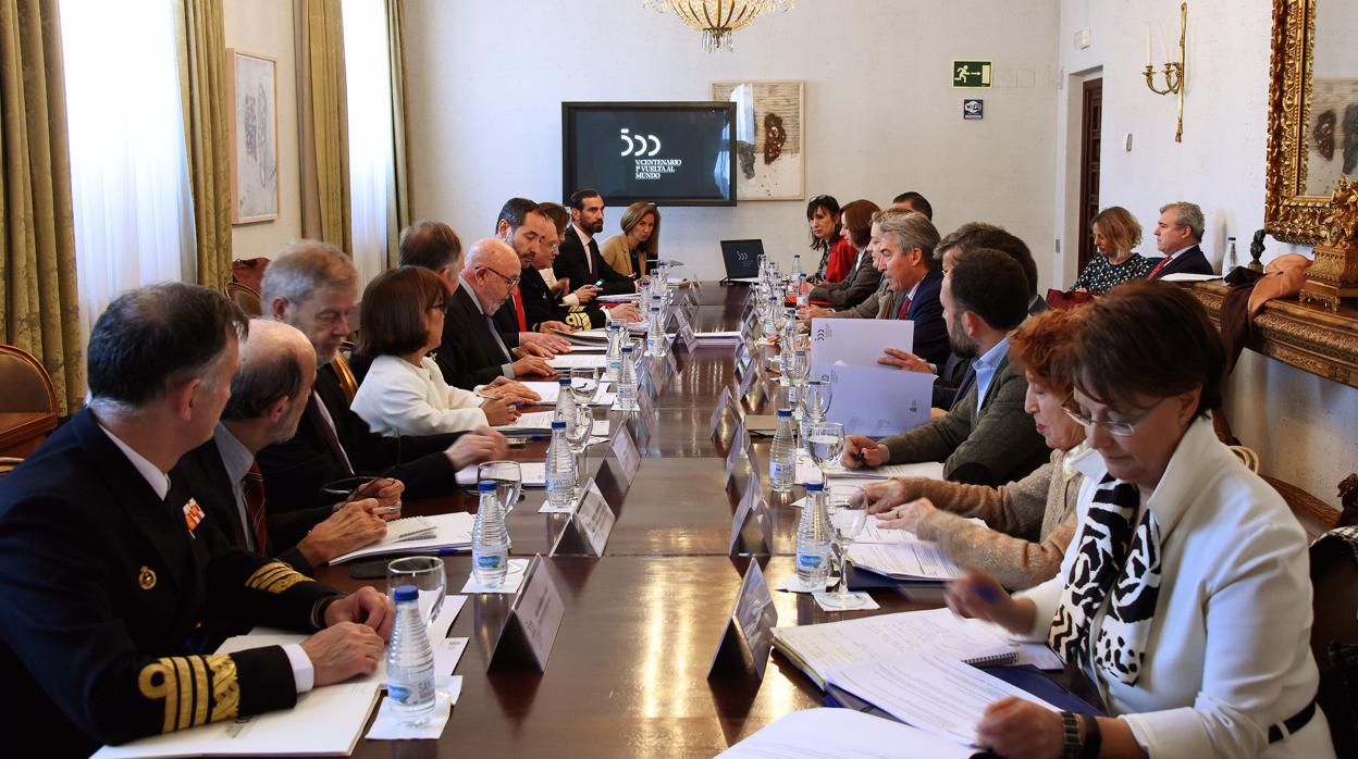 Imagen de la reunión de la Comisión del V Centenario.