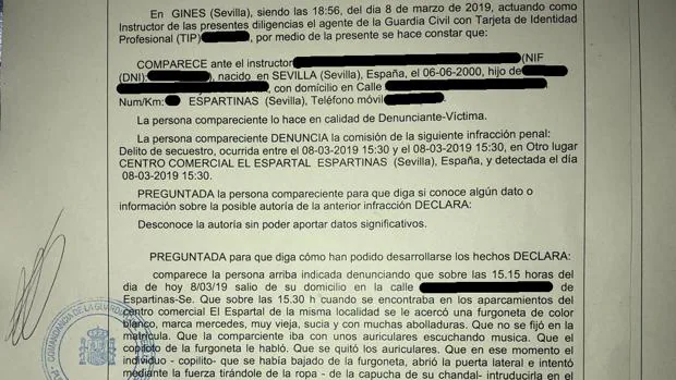 Las imágenes de las cámaras de seguridad desmontan la denuncia de secuestro  presentada por una joven