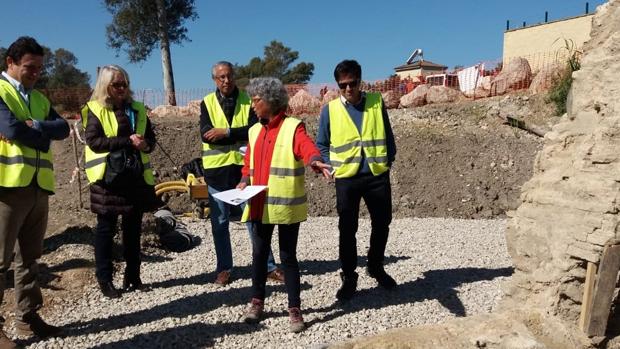 Hallan restos de un molino singular romano en un yacimiento de la barriada rural de La Corta en Jerez