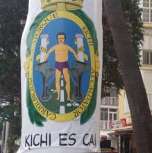 Empapelan Cádiz con caricaturas de Kichi