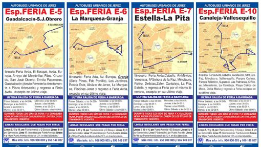 Consulta las líneas de autobús de la Feria de Jerez 2019