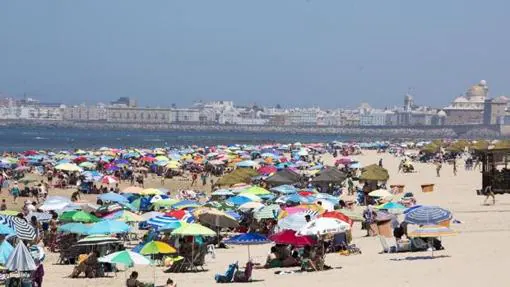 Playa Victoria en Cádiz