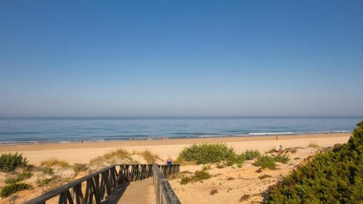 Playa de la Barrosa, en Chiclana