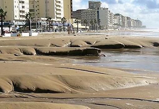 Daños en la costa de Cádiz tras un temporal