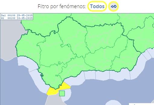 El tiempo en Cádiz