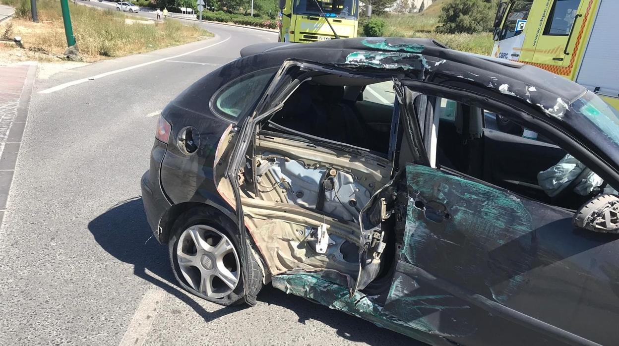 Accidente en Chiclana