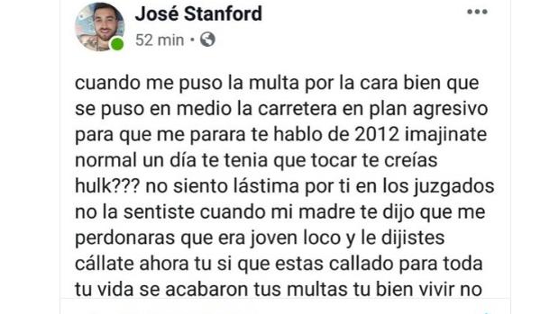 Denunciarán por injurias a un hombre que se alegró de la muerte del agente Fermín Cabezas en Twitter