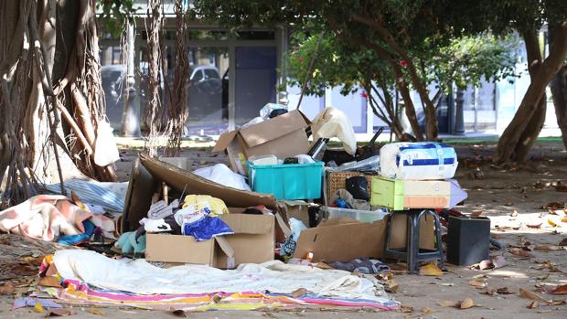 Canalejas se convierte de nuevo en refugio de personas sin hogar