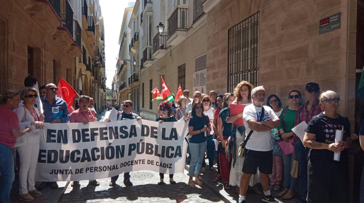 Concentración en Cádiz.