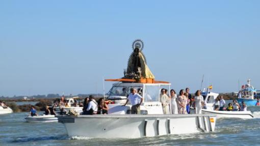 Procesión de la Virgen del Carmen en San Fernando.