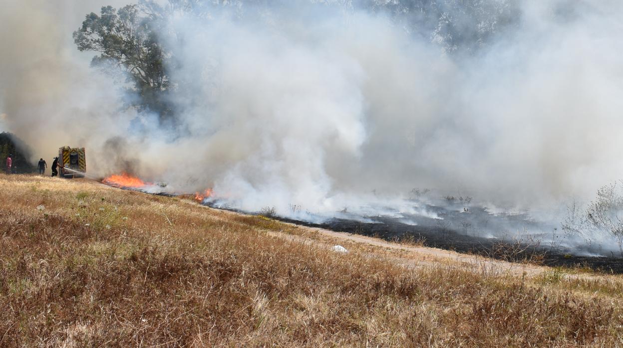 Incendio en Barbate