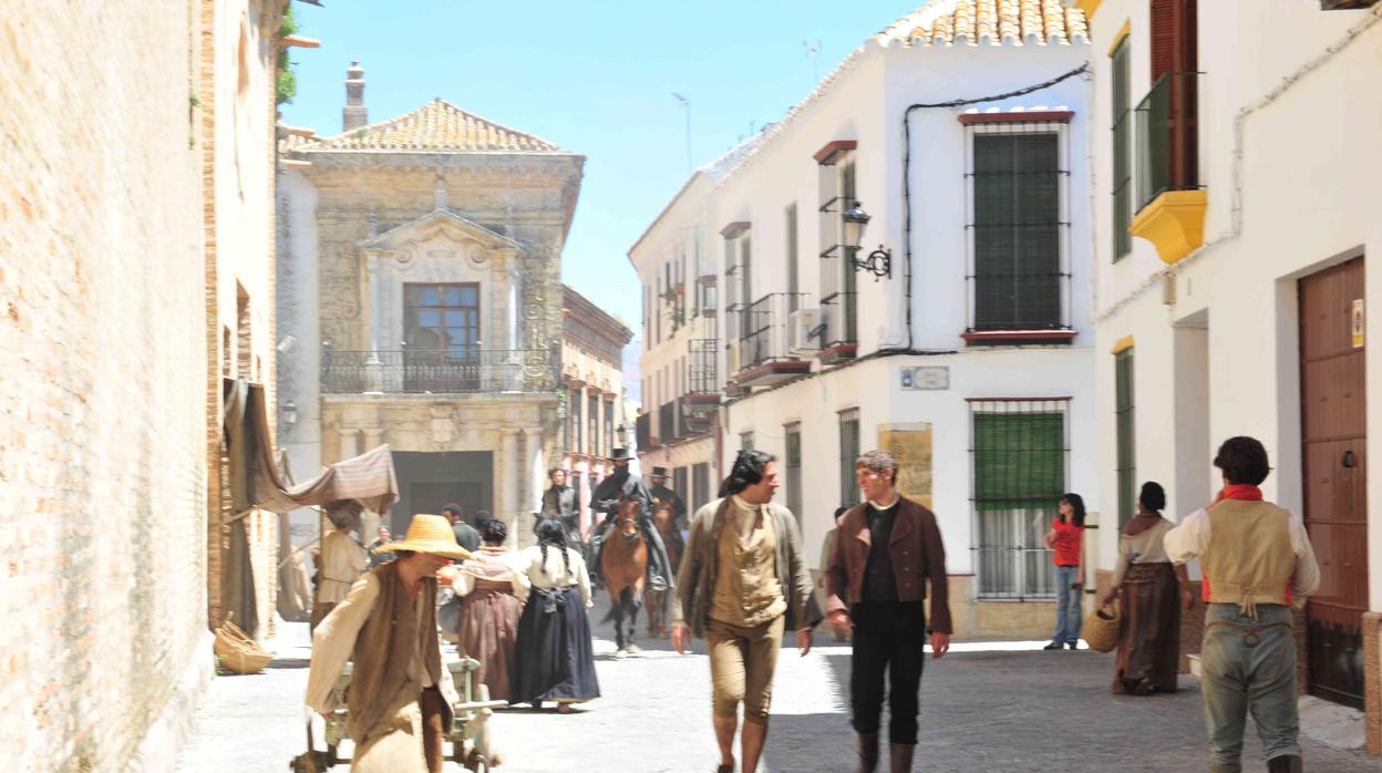 El casco histórico de Carmona permite la recreación de escenarios de siglos pasados