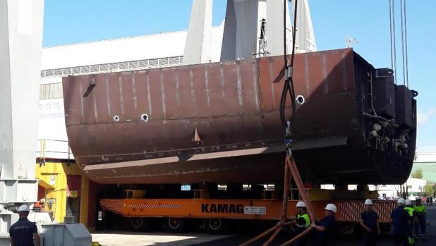 Las corbetas saudíes empiezan a tomar cuerpo en el astillero de San Fernando